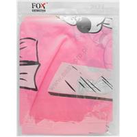 Fox peleryna dla dzieci różowa