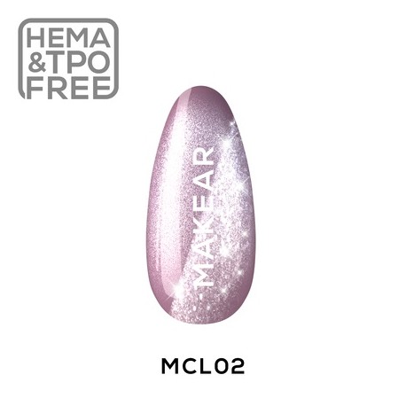 Makear MCL02 lakier hybrydowy CatEye 8ml