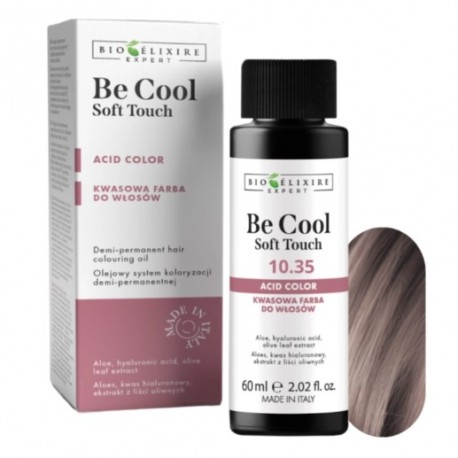Bioelixir Toner Soft Touch 60ml 10.35 Platynowy Mahoniowy Złoty blond