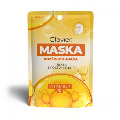CLAVIER maska w płacie witamina C 25ml