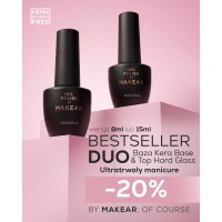 Makear Promocja Duo Standard: Kera Base 8ml&Top Hard Glass 8ml