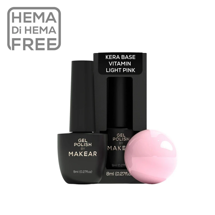Makear Kera Base Vitamin Light Pink KVB01 8 ml-39190
