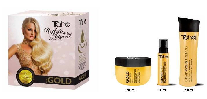 Tahe zestaw keratin gold-6084