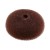 Lussoni wypełniacz do koka okrągły brąz 90mm-39122